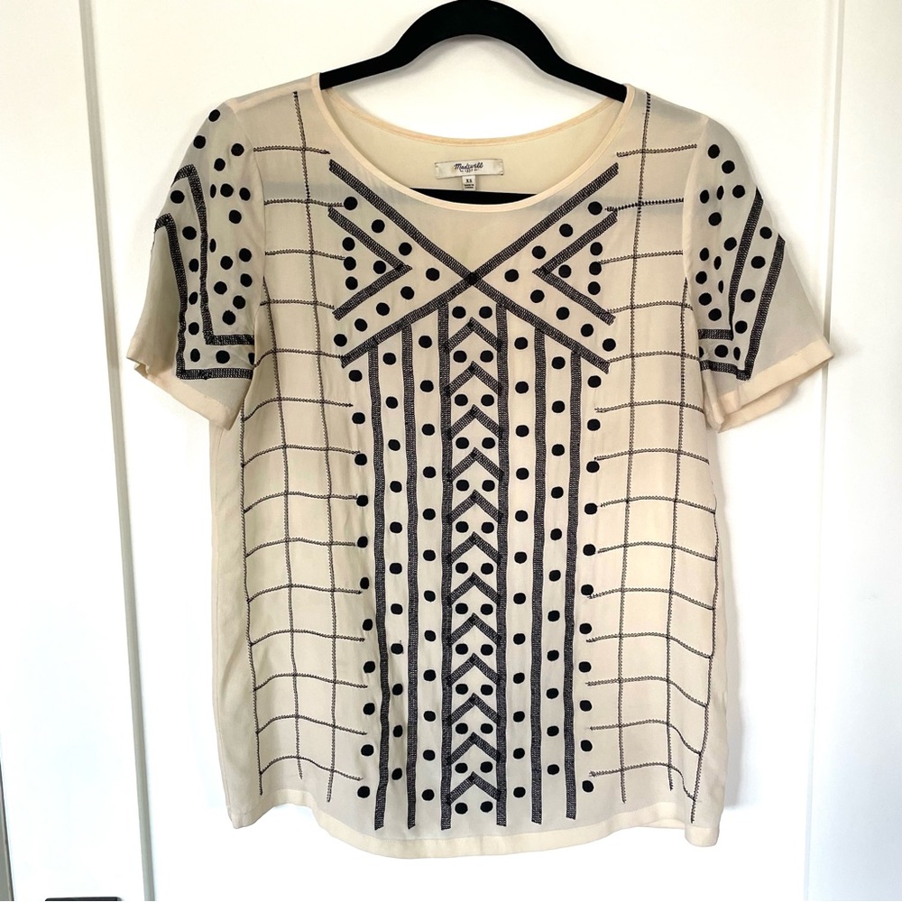Madewell Embroidered Top